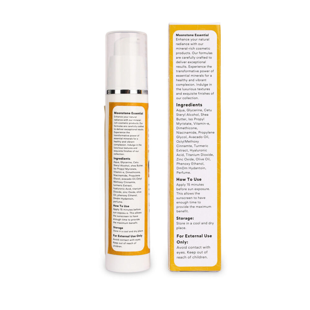 Brightening Sunscreen with 1% Hyaluronic Acid & 1% Turmeric Extract